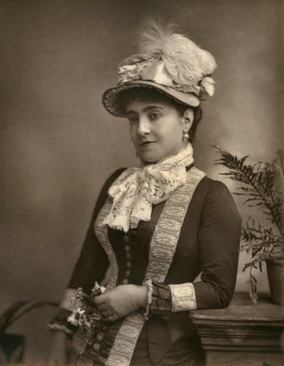 Adelina Patti, diva de ópera italiana, 1882 de London Stereoscopic and Photographic Co