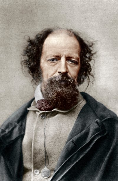 Alfred, Lord Tennyson, Poeta Laureado del Reino Unido de London Stereoscopic and Photographic Co