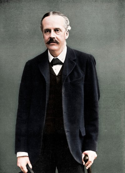 Arthur James Balfour, 1er Conde de Balfour, estadista y Primer Ministro británico, 1912 de London Stereoscopic and Photographic Co