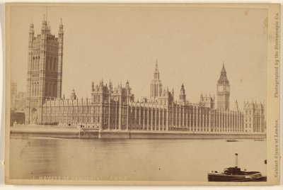 Casas del Parlamento. de London Stereoscopic and Photographic Company