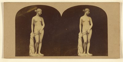 El esclavo griego. Por Hiram Powers. de London Stereoscopic and Photographic Company