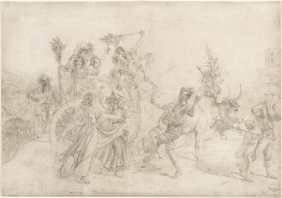 Pilgrims Returning from the Feast Day of the Madonna dell
