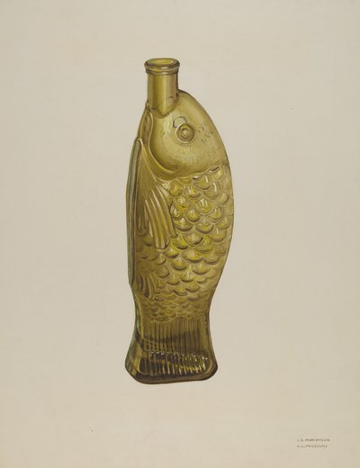 Botella de "Fish Bitters" de Loraine Makimson
