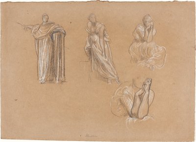 Estudios de figuras de Lord Leighton Frederic