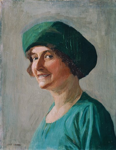 Auto retrato de Lore Scheid