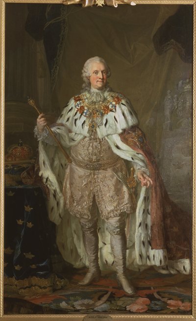 Retrato de Adolfo Federico, rey de Suecia de Lorens the Younger Pasch
