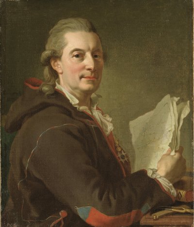Retrato de Fredrik Henrik af Chapman de Lorens the Younger Pasch