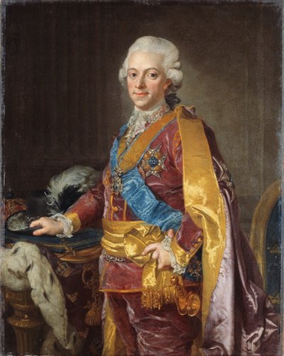 Rey Gustavo III de Suecia, 1780s de Lorens the Younger Pasch