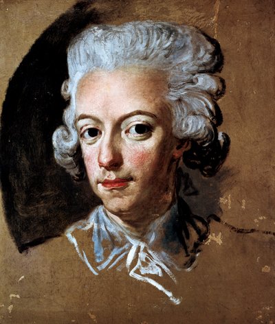 Retrato del Rey de Suecia Gustavo III (1771-1792) Pintura de Lorens Pasch (1733-1805) de Lorens the Younger Pasch