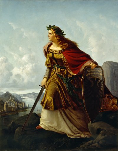 Germania en la vigilancia del Rin de Lorenz Clasen