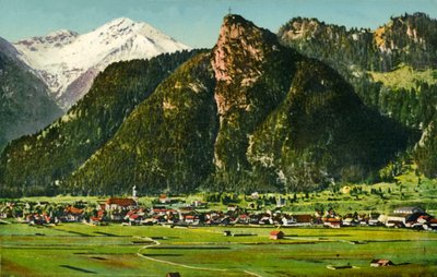 Oberammergau, Baviera, Alemania c1922 de Lorenz Fränzl
