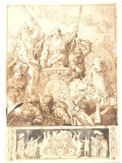 La batalla de Bråvalla de Lorenz Frølich