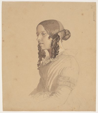 Retrato de dama (Helene v. Germadt) de Lorenz Frølich
