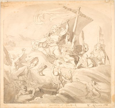 Frithiof en el mar de Lorenz Frølich