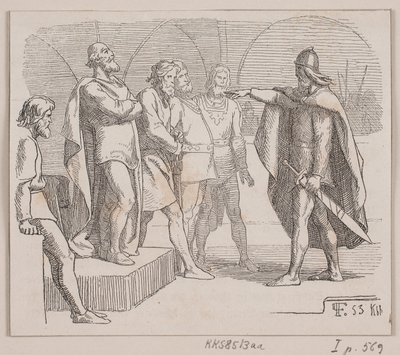 Ilustración para "Mellemriget y el estado de disolución" de Lorenz Frølich