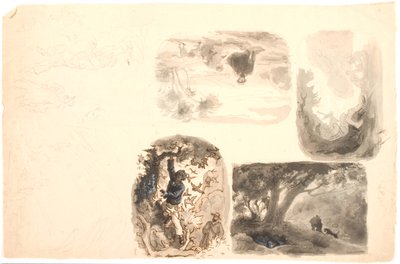 Boceto de ilustraciones de Lorenz Frølich