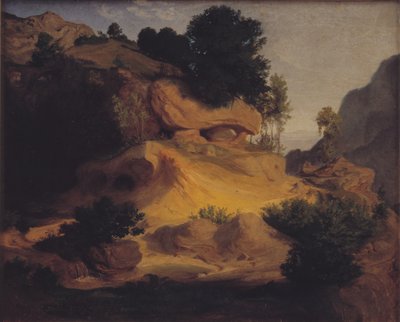 Paisaje cerca de Subiaco, Italia de Lorenz Frølich