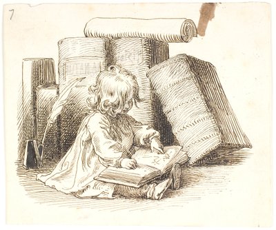 Lili leyendo de Lorenz Frølich