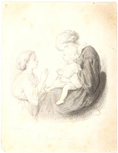 La oración de la mañana de Lorenz Frølich