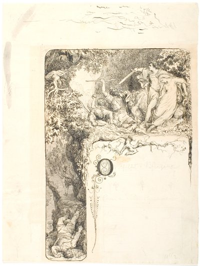 El asalto en las montañas de Lorenz Frølich