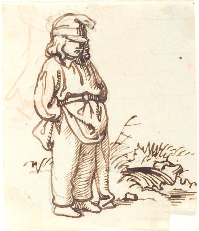 Niño de pie de Lorenz Frølich