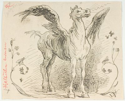 Boceto para Helhesten de Lorenz Frølich