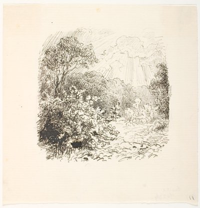Boceto para los corredores rápidos de Lorenz Frølich