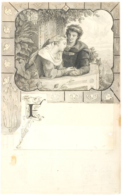 Joven pareja enamorada de Lorenz Frølich
