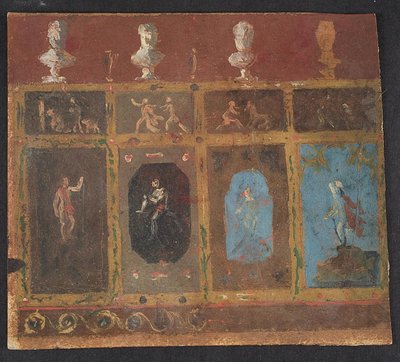 Decoraciones murales para Valhøj 1838/1839 de Lorenz Frølich