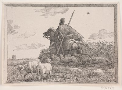 Ilustración para el poema de Adam Oehlenschläger «Las dos torres de iglesia» de Lorenz Frølich
