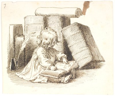 Lili leyendo de Lorenz Frølich