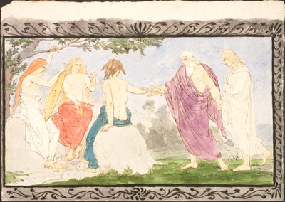 Escenas y bocetos mitológicos de Lorenz Frølich