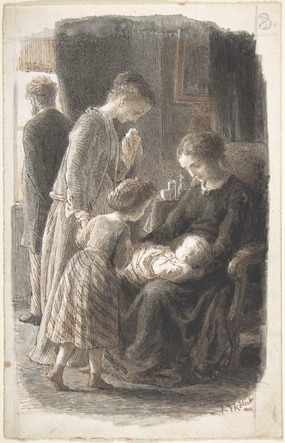 La joven familia de Lorenz Frølich
