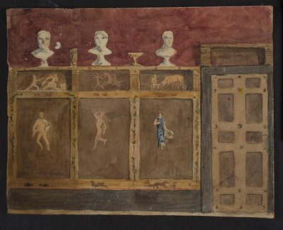 Decoraciones murales para Valhøj 1838/1839 de Lorenz Frølich
