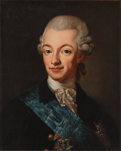 Retrato de Gustavo III de Suecia, c. 1790 de Lorenz II Pasch