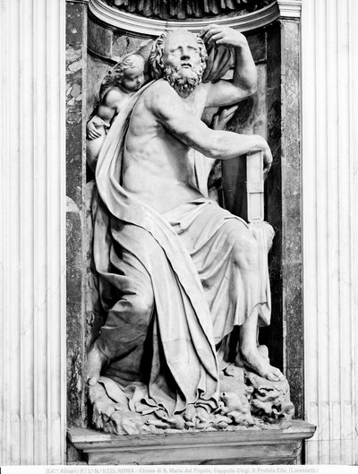 El profeta Elías, en la Capilla Chigi de Lorenzetto