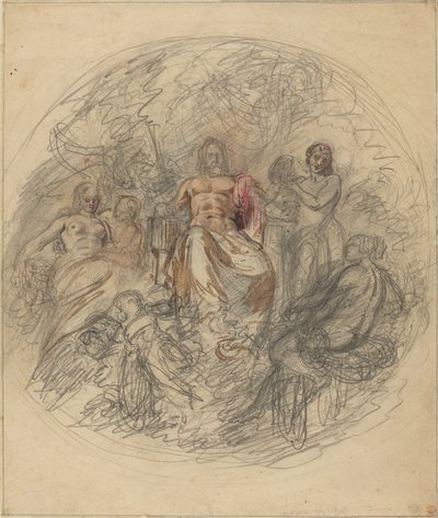 Estudio de Júpiter y Tres Diosas de Lorenzo Bartolini