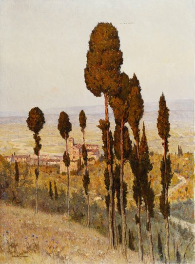 San Francisco, Asís (óleo sobre lienzo) de Lorenzo Cecconi