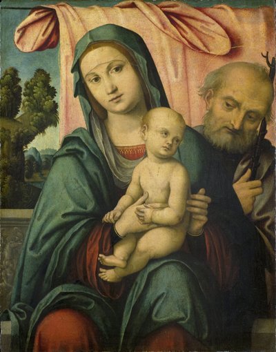 La Sagrada Familia de Lorenzo Costa (attributed to)