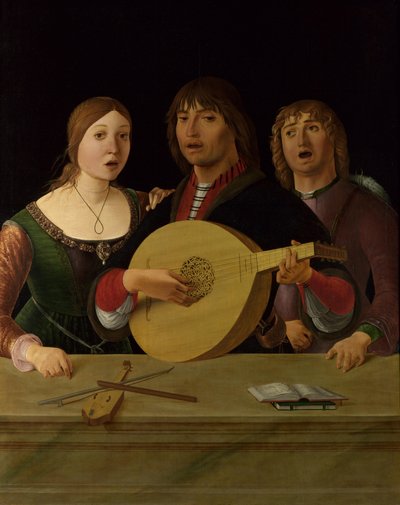 Un concierto, c. 1490 de Lorenzo Costa