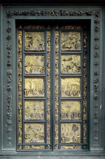 Puerta del Paraíso, realizada por Lorenzo Ghiberti (1378-1443) de Lorenzo Ghiberti