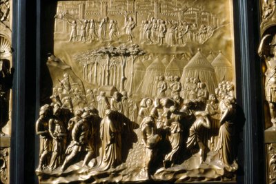 Israelitas toman Jericó (detalle) de Lorenzo Ghiberti