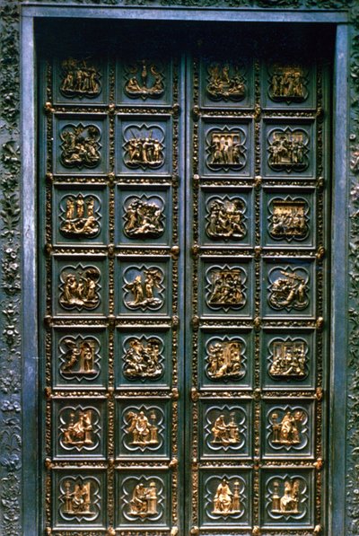 Las puertas norte del Baptisterio de San Giovanni, 1403-1424 de Lorenzo Ghiberti