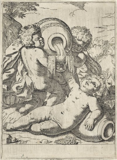 Bacanal de tres niños de Lorenzo Loli