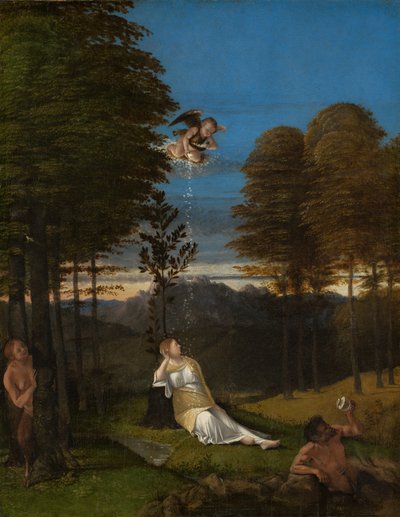 Alegoría de la castidad, c. 1505 de Lorenzo Lotto