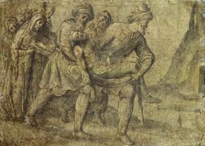 Cristo llevado al sepulcro de Lorenzo Lotto