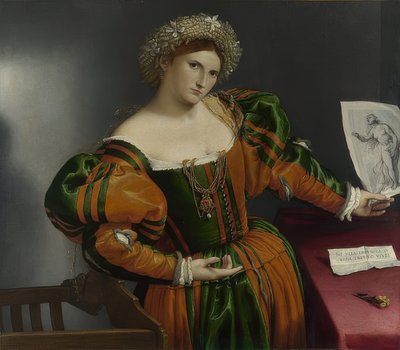 Retrato de mujer (Lucrecia) de Lorenzo Lotto