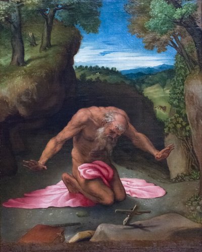 San Jerónimo penitente de Lorenzo Lotto