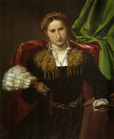 Retrato de Laura da Pola, esposa de Febo da Brescia. de Lorenzo Lotto