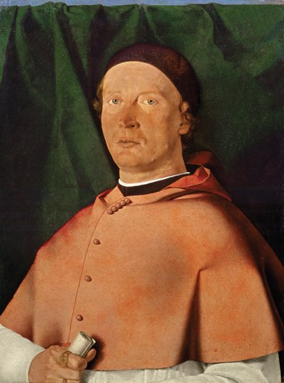 Retrato del Obispo Bernardino de Rossi, c.1505 de Lorenzo Lotto